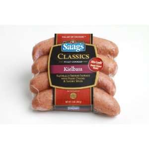 Saags Kielbasa Sausage 12 oz. Pkg  Grocery & Gourmet Food