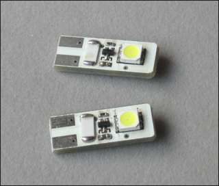 pair error free 168 194 2825 w5w led bulbs for parking sidemarker 