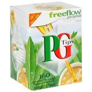 PG Tips Pyramid Tea Bags 160ct (Case of 4)  Grocery 