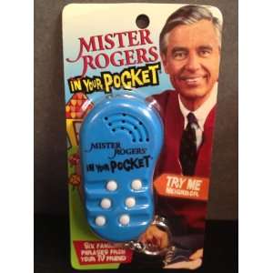  Mister Rogers In Your Pocket Key Chain: Toys & Games