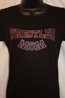 Wrestler/Wrestling Mom Rhinestone BLING Shirt S3XL NWOT  