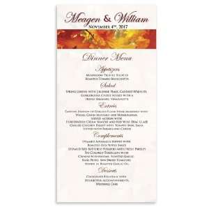   25 Wedding Menu Cards   Autumn Morning Fresh: Office Products