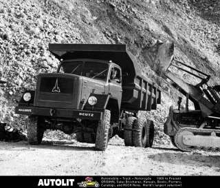 1963 Magirus Deutz Uranus 170 Dump Truck Factory Photo  
