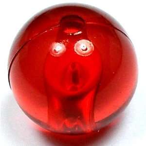  Red Translucent acrylic plastic beads (50 pcs) 10mm 045807 