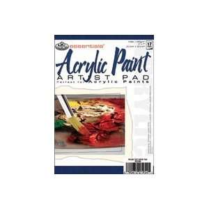 Royal Brush Essentials Acrylic Paint Paper Pad 5x7 17 Sheets 6 Pack
