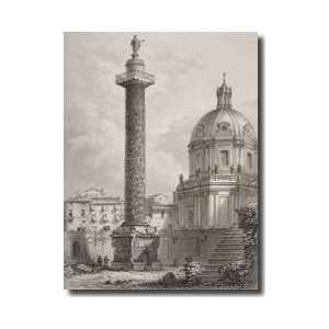   Column Rome Engraved By A Willmore Giclee Print