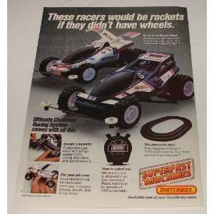  MATCHBOX 4WD SUPERFAST MACHINES ULTIMATE CHALLENGE RACING SYSTEM 