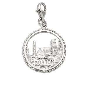  Rembrandt Charms Boston Charm with Lobster Clasp, Sterling 
