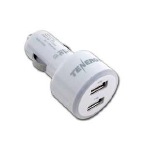 TN323 Dual 2 port USB Car Charger for iPhone, iPad, MP3 and other USB 