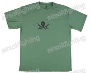 Emerson Tactical Skeleton Waterproof Short Sleeve T shirt Olive Drab 