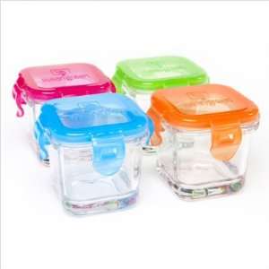  Wean Green GLWM 40 Glass Baby Food Containers with Multi 