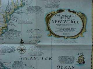 Shipwreck Map Americas SPANISH MAIN Florida Caribbean Sea Panama Moll 