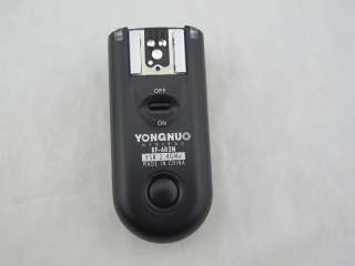 Yongnuo 2* RF 603 Wireless Flash Trigger Nikon D5100  