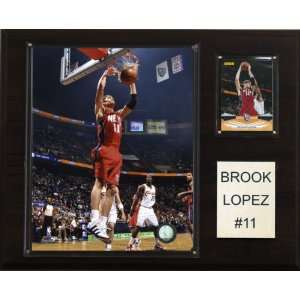  NBA Brook Lopez New Jersey Nets Player Plaque Sports 