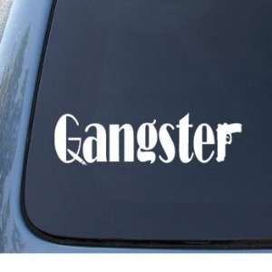 GANGSTER   Mafia Organized Crime   Car, Truck, Notebook, Vinyl Decal 