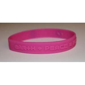   Wristband earth+peace=love for kids, teens, unisex: Everything Else