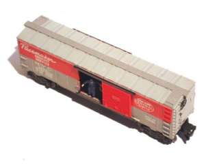 LIONEL POSTWAR 3494 1 NYC PACEMAKER OPERATING BOXCAR FULLY SERVICE W 
