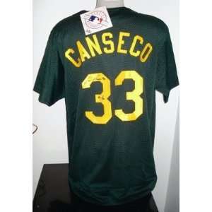  Autographed Jose Canseco Jersey   As 40 40   Autographed 