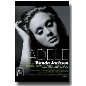  Adele Poster   Concert Flyer 21 Tour G