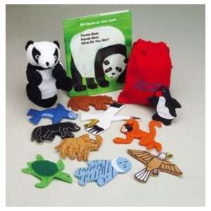   Puppet And Props And Panda Bear Panda Bear Book Set