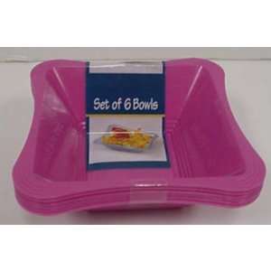  6pk Square Bowl Case Pack 48   462745