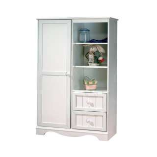 Collection Door Chest in Pure White Finish by South Sh  