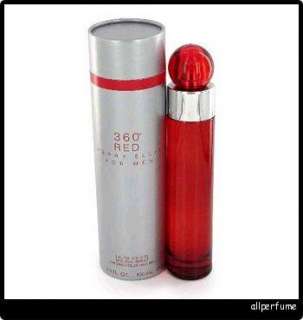 360 RED MEN PERRY ELLIS 3.4 oz edt Cologne New In Box !  