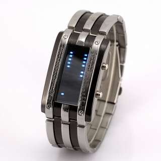 Shows Your Own Personality   Mens Boys Stainless Silver+ Black Wrist 