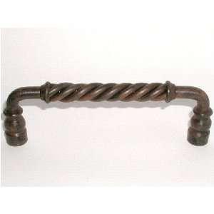   : Top Knobs M669 Normandy Twisted Bar Handle Steel: Home Improvement