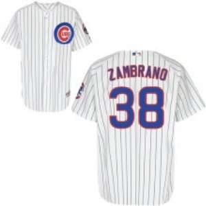  Carlos Zambrano #38 Chicago Cubs Home Replica Jersey Size 