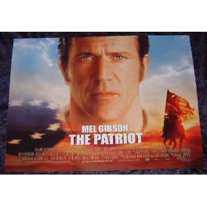  The Patriot   Mel Gibson   Original Movie Poster   12 x 16 