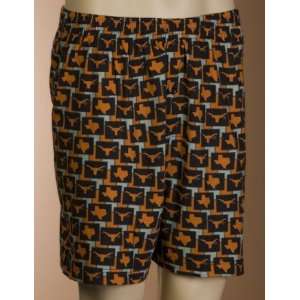  Texas Longhorns Pattern Cotton Boxer Shorts: Sports 