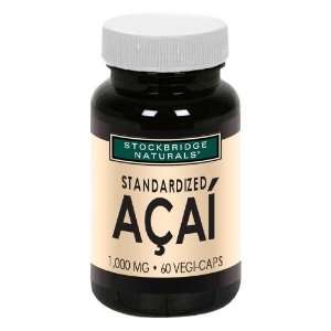  Stockbridge Naturals Standardized Acai, 1000 mg (60 