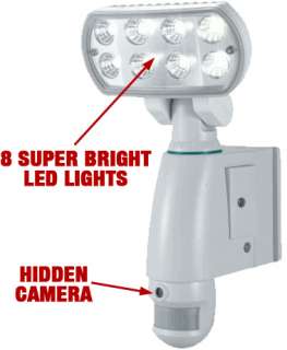 Flood Light Motion Surveillance DVR Video Camera Cam  