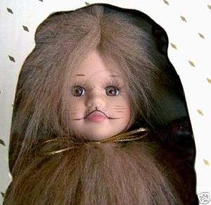 Camille Collection Wizard of OZ Cowardly Lion Hand Painted Doll NEW in 