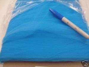 Fabric Tulle Sky Blue Fine Mesh 40 Yard Lot D451  