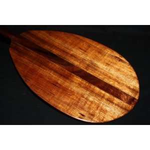  Tiger Curl Koa Canoe Paddle 60   Hawaiian Decor: Home 