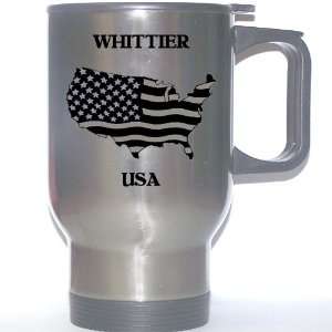  US Flag   Whittier, California (CA) Stainless Steel Mug 