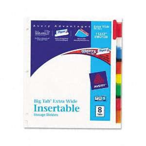  Avery Cons Worksaver Big Tab Extrawide Dividers With Eight 