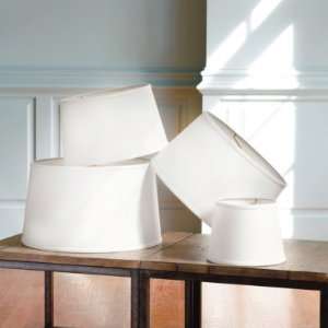   Basic Cotton Tapered Drum Shade Off White 14 inch  Ballard Designs