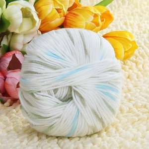  1 Skein Ball Soft Knitting Yarn 50g White Arts, Crafts & Sewing