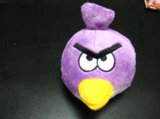 iPhone game Angry Birds Purple Bird Plush Toy Doll 4  