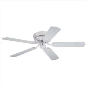   Casanova 52 Hugger Ceiling Fan in White (Set of 3)