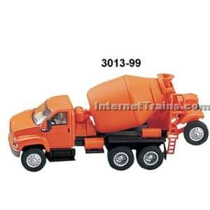   2003 GMC Topkick 4 Axle Cement Mixer Truck   Orange: Toys & Games