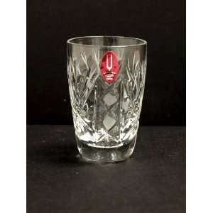  Brand New! Set of 6 Crystal Whiskey Shot Glasses 055 4999 