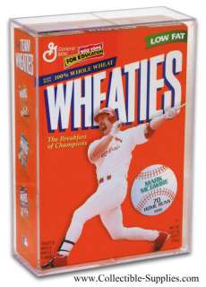 BALL QUBE CEREAL BOX DISPLAY CASE HOLDER   (WHEATIES)  