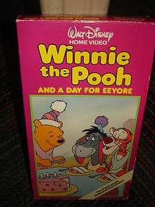 DISNEY WINNIE THE POOH AND A DAY FOR EEYORE VHS VIDEO, CLASSIC DISNEY 