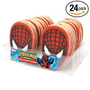 Wild Baker Spiderman Decorated Cookies Tray (24 Cookies)  
