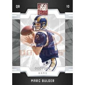 Marc Bulger   St. Louis Rams   2009 Donruss Elite NFL Football Trading 