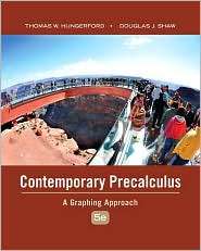 Contemporary Precalculus A Graphing Approach, (0495108332), Thomas W 